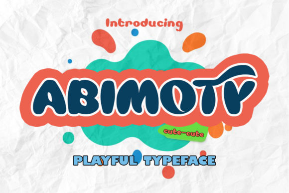 Abimoty: A Unique Display Font for Creative Designers
