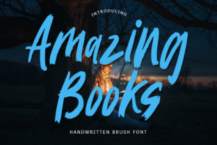 Amazing Books: A Handwritten Font with Personality