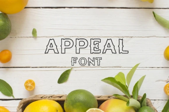 Appeal: A Beautiful Display Font for Creative Projects