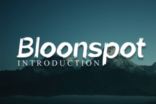Bloonspot: A Playful Font for Creative Expression