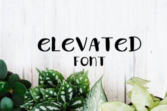 Elevated: A Playful Font That Adds Personality to Design Projects