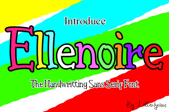 Ellenoire: A Whimsical Font for Creative Expression