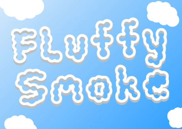 Fluffy Smoke: A Playful Font for Creative Projects