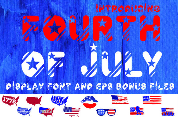 Fourth of July Crafting: Elevate Your Celebrations with a Unique Display Font