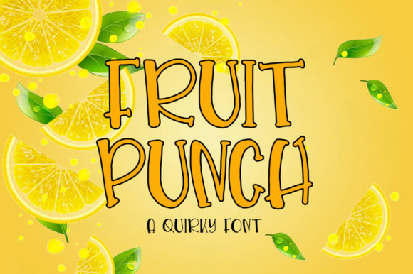 Fruit Punch Font: Sweet Style for Creative Projects