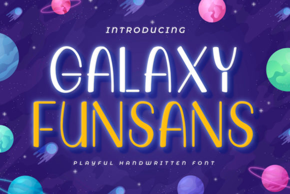 Galaxy Funsans: A Playful Font That Elevates Creativity and Branding