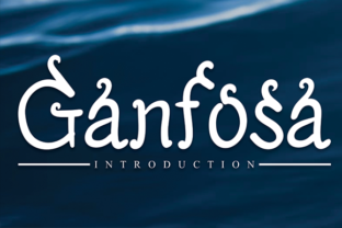 Ganfosa: A Friendly Font for Creative Expression