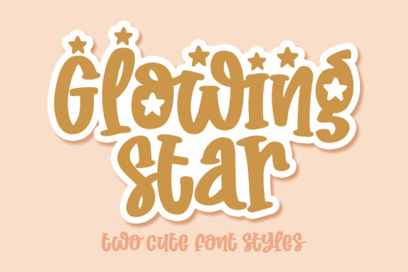 Glowing Star: A Playful Handwritten Font That Adds Personality to Your Designs