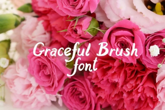 Graceful Brush: A Versatile Font for Bold and Beautiful Design