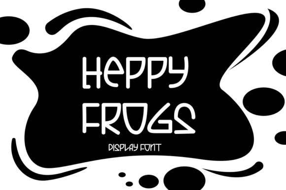 Heppy Frogs: A Modern Display Font for Creative and Professional Design