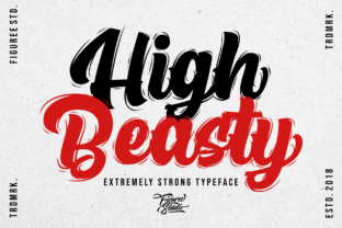 High Beasty: A Bold Display Font for Strategic Design and Communication