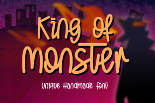 King of Monster: A Font That Captures Creativity and Casual Charm