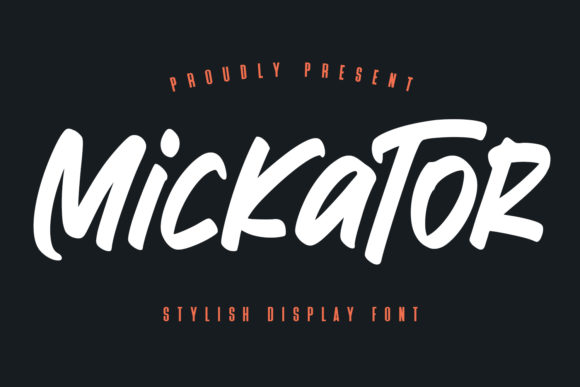 Mickator: A Modern Display Font That Works Everywhere