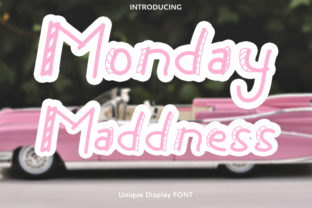 Monday Maddness Font: A Friendly Handwritten Style for Creative Projects