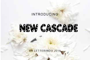 New Cascade Font: A Playful Display Font for Creative Projects