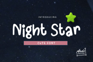 Night Star Font for Creative Projects