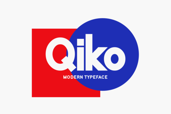 Qiko: A Simple and Casual Display Font for Versatile Design Use