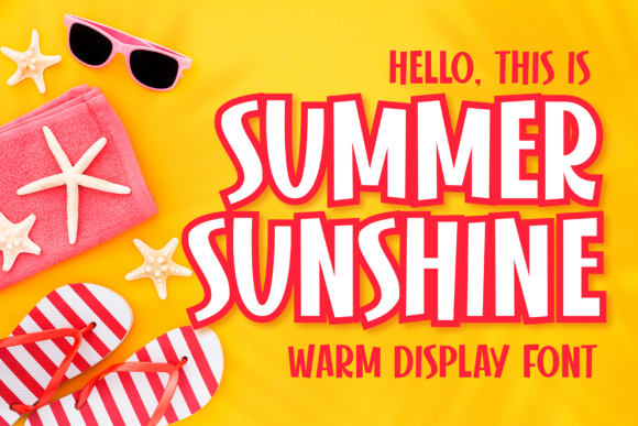Summer Sunshine Font for Creative Projects