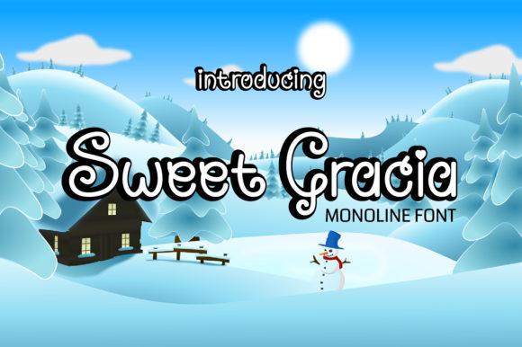 Sweet Gracia: A Modern Monoline Font for Creative Projects